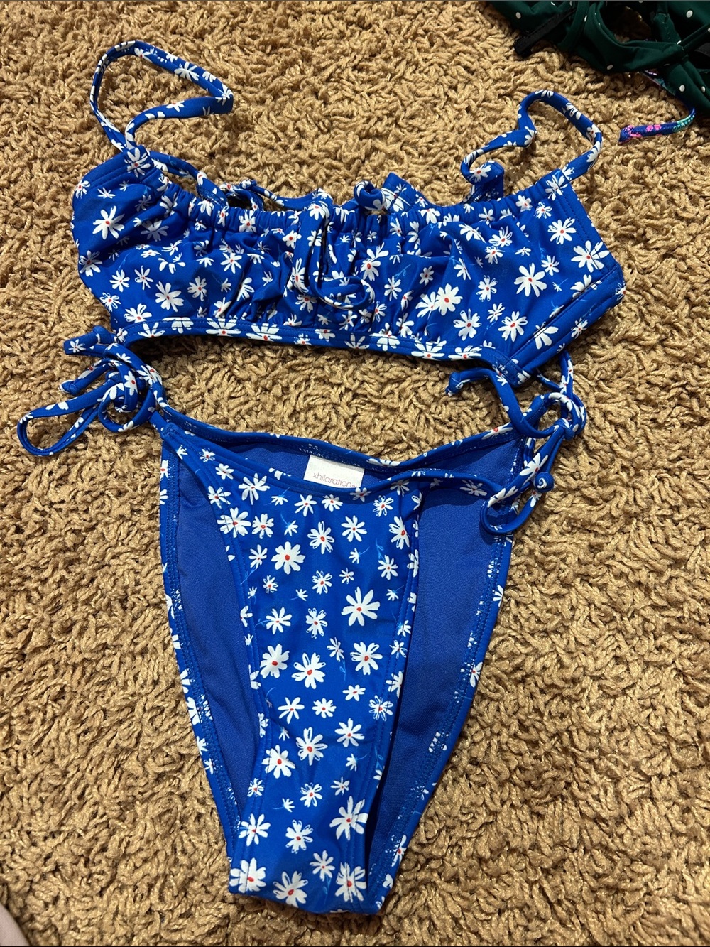 Target Blue Daisy Print Two-Piece Bikini